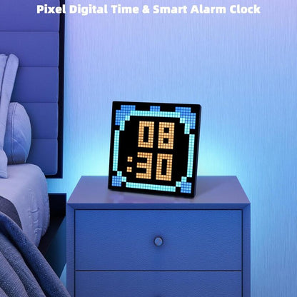 Pixel Art™: RGB LED Matrix Display with Bluetooth Control for Contemporary Decor