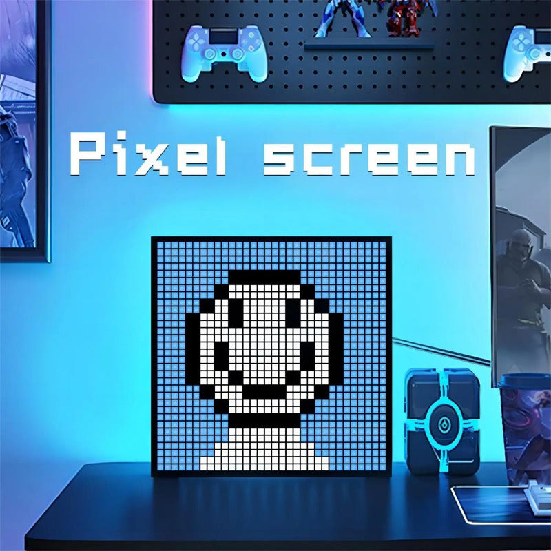 Pixel Art™: RGB LED Matrix Display with Bluetooth Control for Contemporary Decor