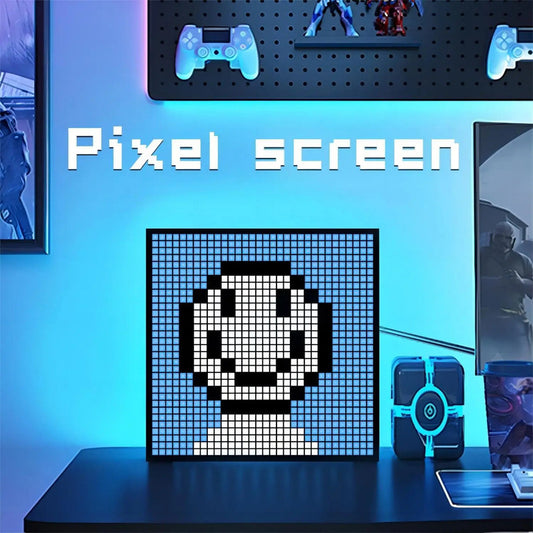 Pixel Art™: RGB LED Matrix Display with Bluetooth Control for Contemporary Decor