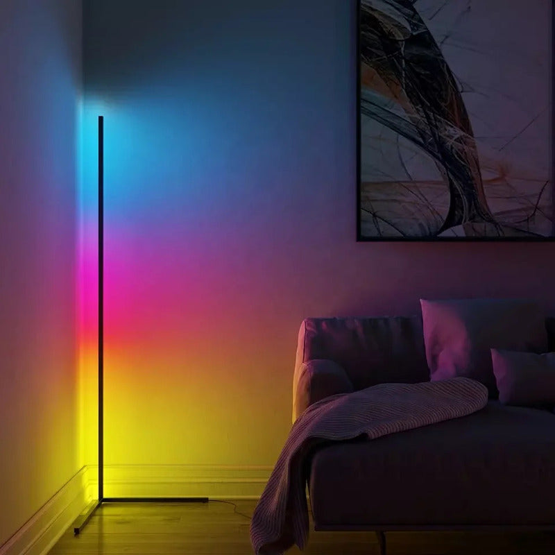 AuraWave™ smart corner Lamp: Colorful Beats & Remote Control