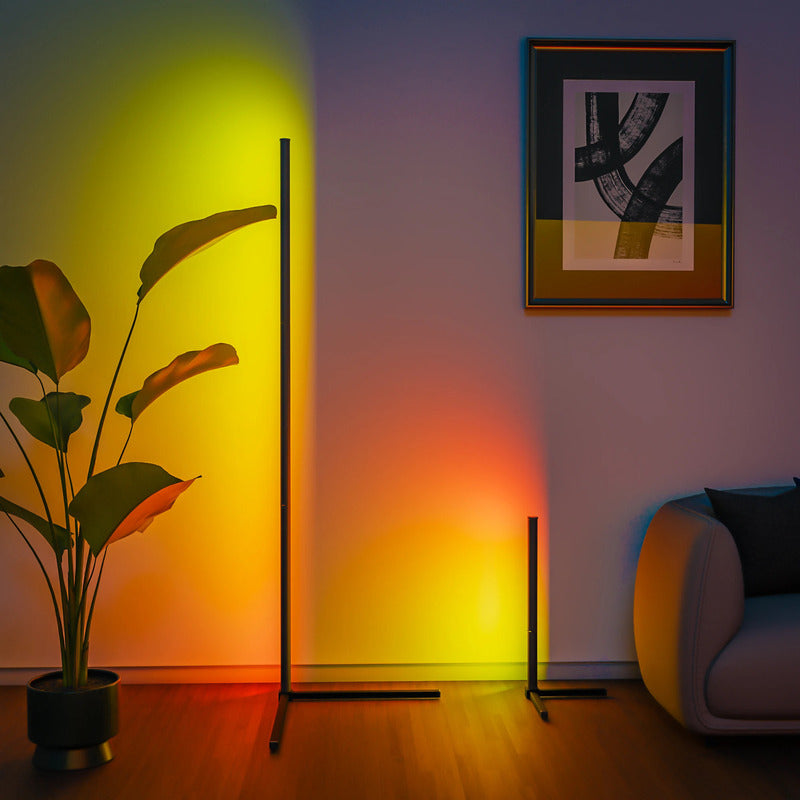 AuraWave™ smart corner Lamp: Colorful Beats & Remote Control