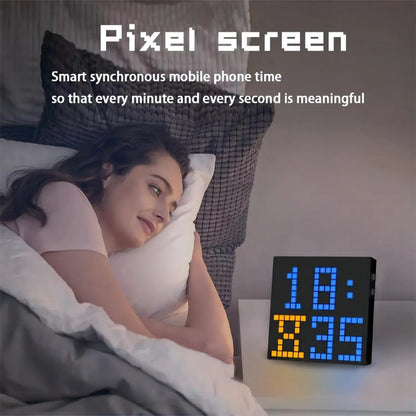 Pixel Art™: RGB LED Matrix Display with Bluetooth Control for Contemporary Decor